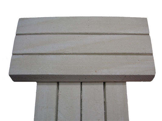 Fire Resistance Calcium Silicate Brick Rigid Insulation With 3V Grooves