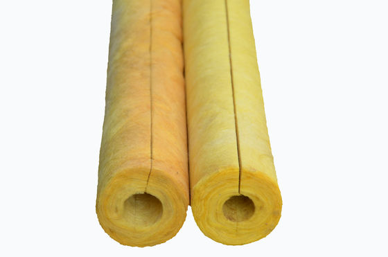 80 kg/m3 Glass Wool Air Conditioner Pipe Insulation , Non Combustible OEM